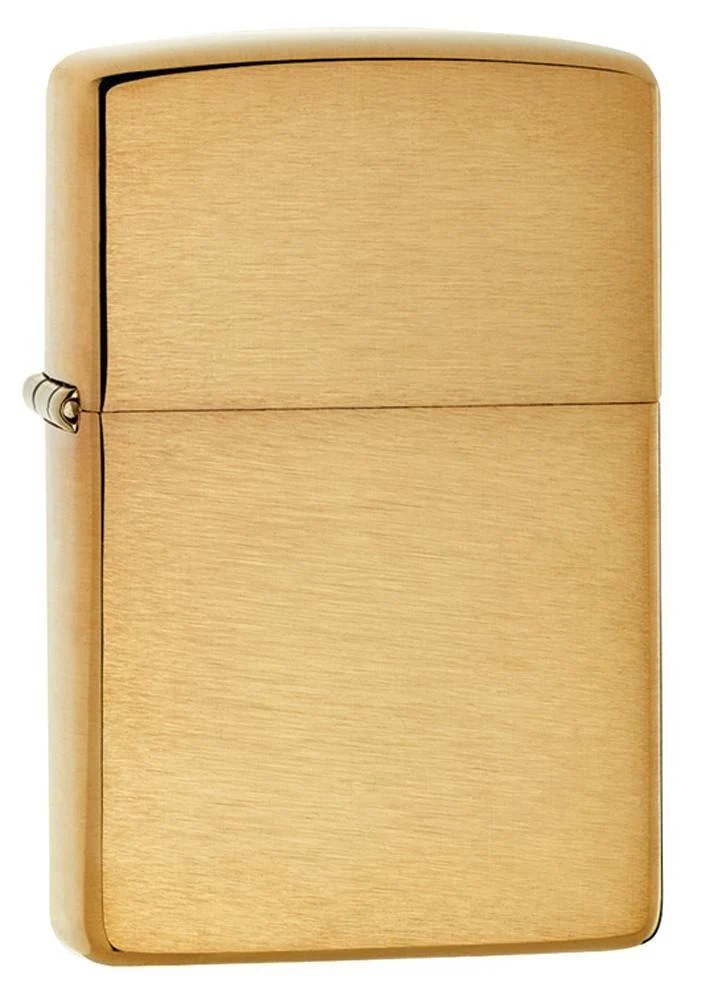 Zippo Brushed Finish Brass Lighter | 204B