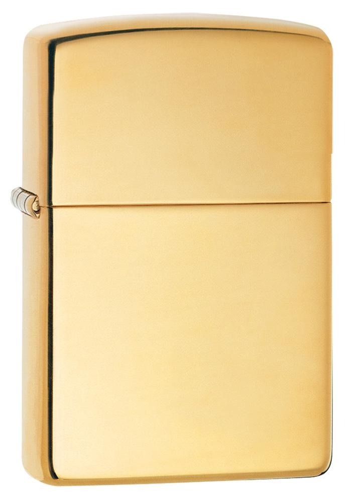 Zippo Armor Brushed Brass Heavy Wall Windproof Lighter | 168