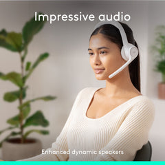 Logitech Zone 300 Wireless Bluetooth Headset , Off-white | 981-001416