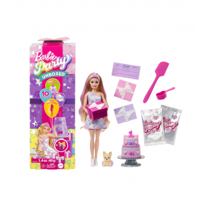 Barbie Party Unboxed Doll 1 | MTBBJFG70