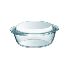 Pyrex Essentials Glass Round Casserole High resistance 3L 208A