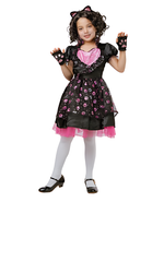 Kitten Costume (Dress, Headband, Gloves) - Large Size | 091949
