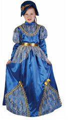 Victorian Princess Blue Dress Costume - Large Size | 081025