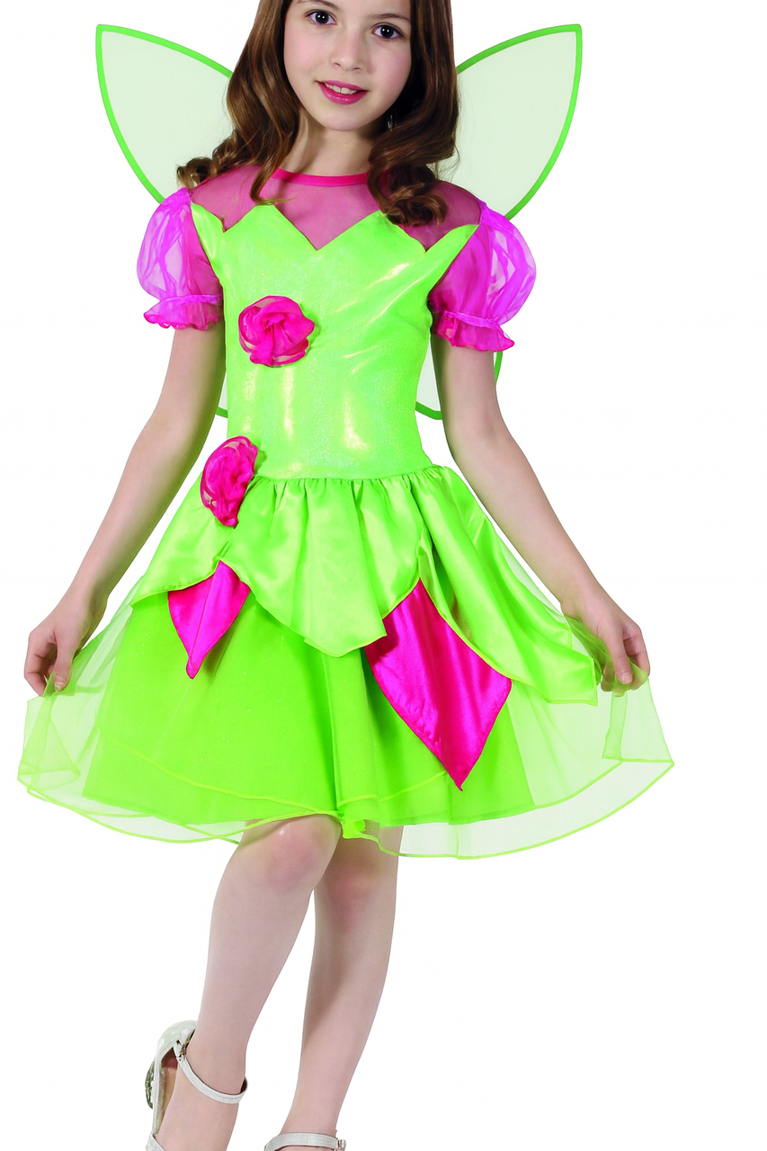 Elf Fairy Costume (Dress with Detachable Wings) - Large Size (130-140 cm) | 98668