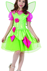 Elf Fairy Costume (Dress with Detachable Wings) - Large Size (130-140 cm) | 98668