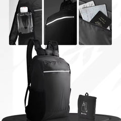 Coteci Foldable Luggage Backpack with Hat - Large