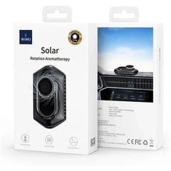 WIWU WI-AR002 — Solar Rotation Car Aromatherapy Diffuser — Black | AR002-BLK
