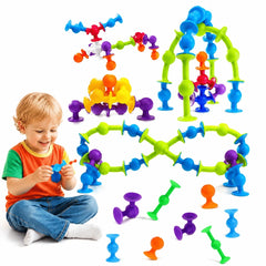 Sucker Game 60-Piece TPR Suction Construction Set | LS-8822
