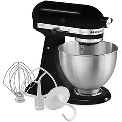 KitchenAid Classic 4.3L Tilt-Head Stand Mixer with Free Cook Book - Onyx Black | 5K45SSEOB