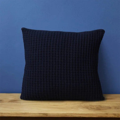 Karaca Home Decorative Pillow – [45x45cm] Waffle Navy Blue | 180.01.01.0388