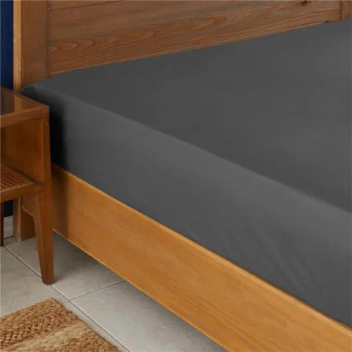Karaca Nau Antrasit Cift Ks Fitted Carsaf [160×200 + 30cm] |  180.01.01.0533