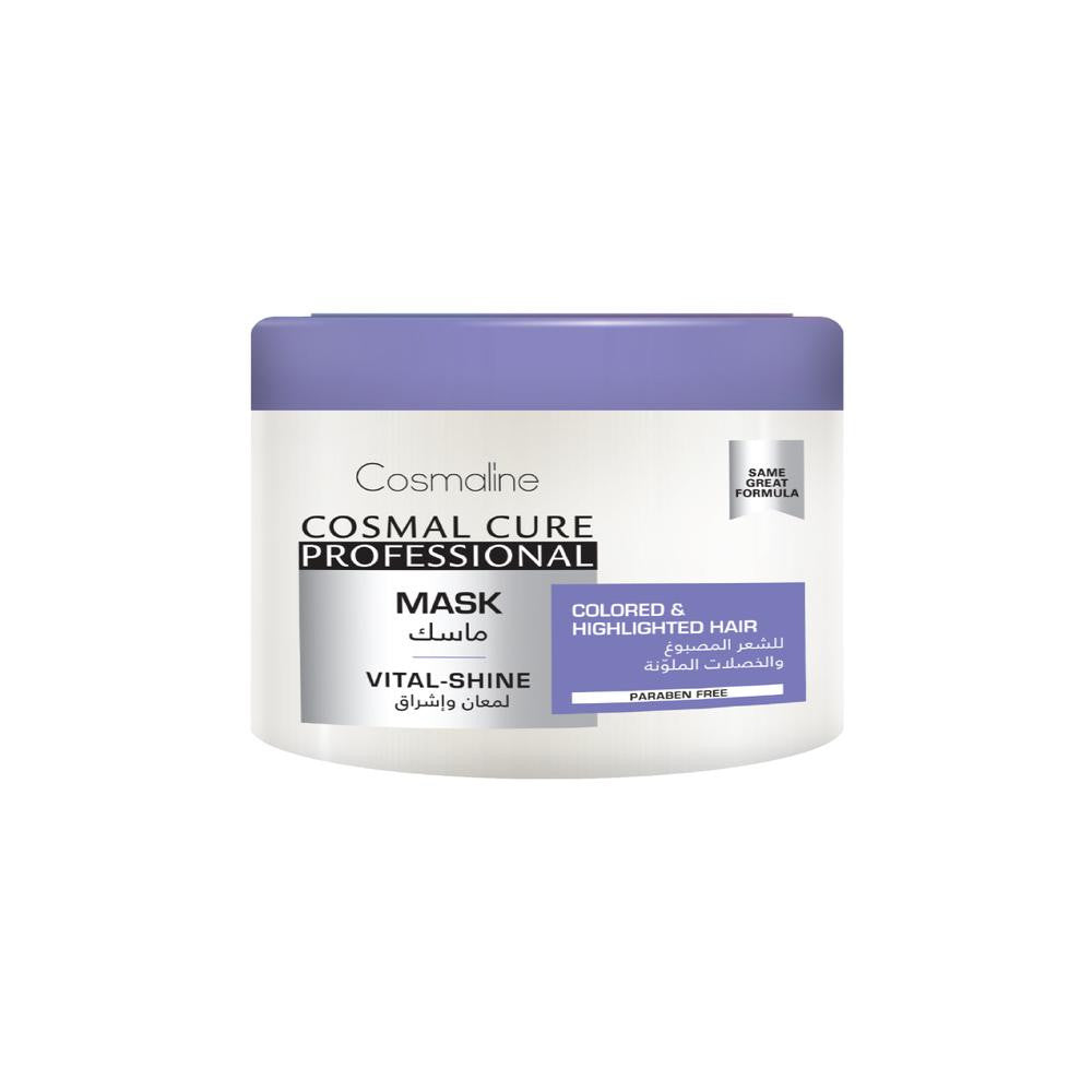 Cosmaline Cure Professional Vital Shine Mask for Colored & Highlighted Hair 450ml | B0003086
