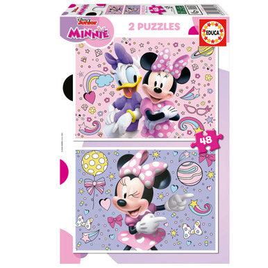 Educa Minnie Mouse - بازل قطعتان 48 قطعة | 19674