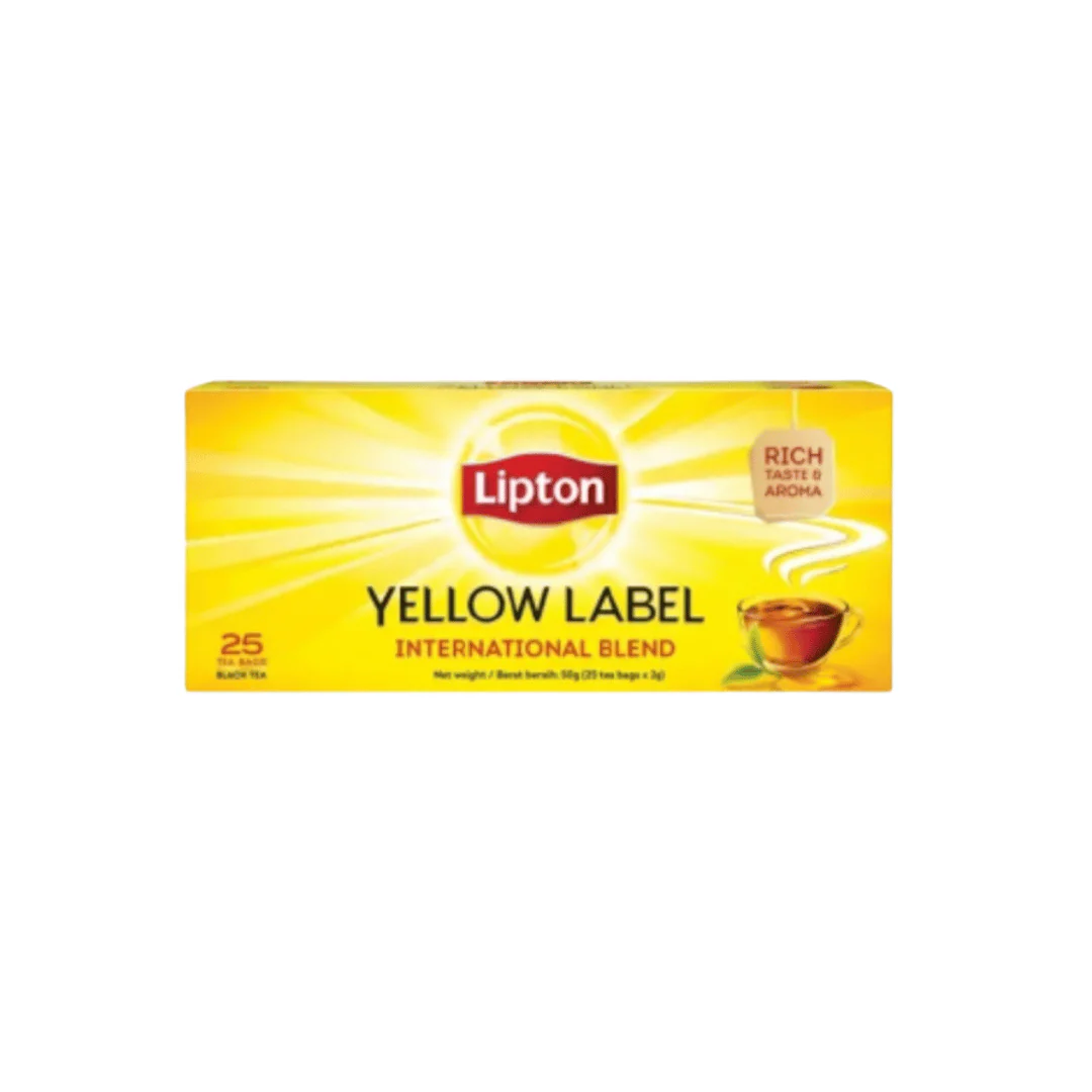 Lipton Yellow Label Black Tea 25 Tea Bags | 273205