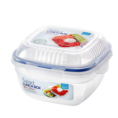 LocknLock 950ML Salad Lunch Box With Tray and Sauce Container | HSM8440T