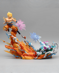 Dragon Ball Z Clash Of Titans Goku Vs Freiza 20CM Anime PVC Figure (No Box)