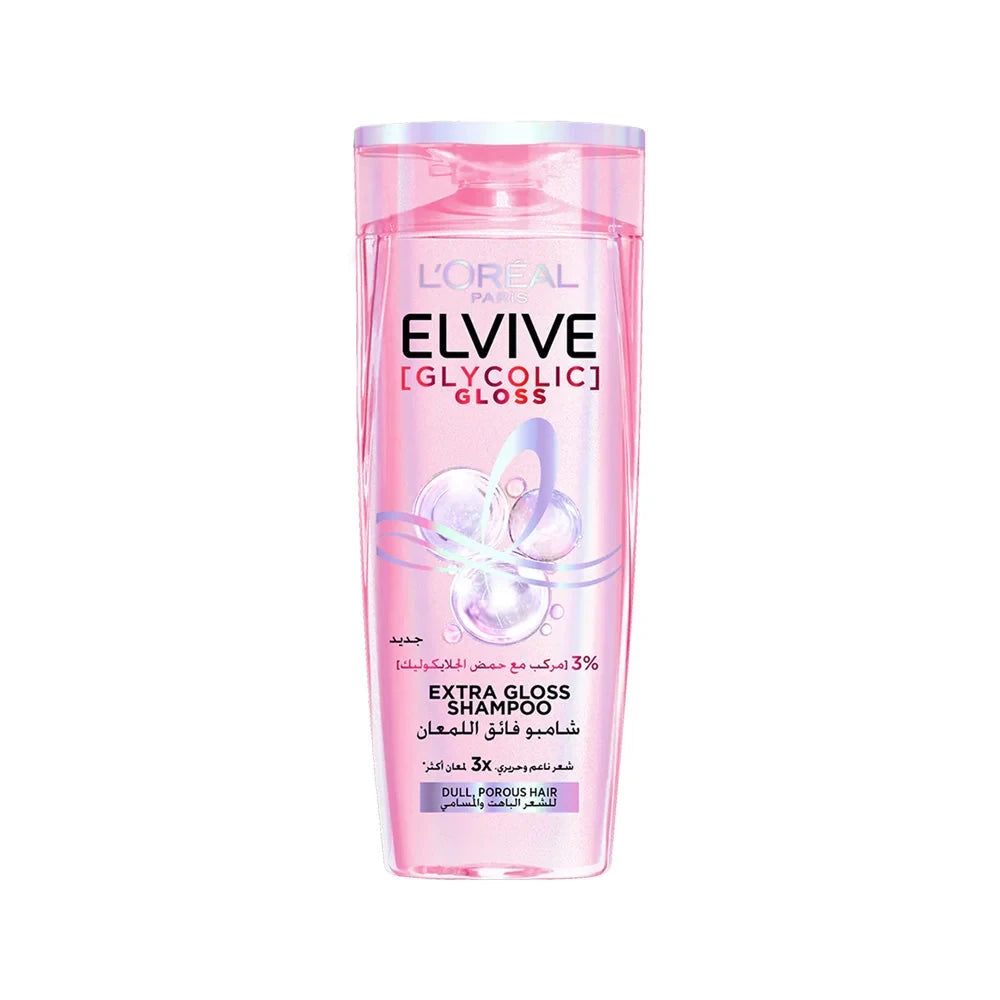 L'Oréal Paris Elvive Glycolic Gloss Extra Gloss Shampoo with 3% Glycolic Acid