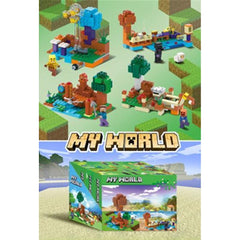 My World Pixel Building Blocks 4-Piece Scene Set - 72 Pieces | 2503/2