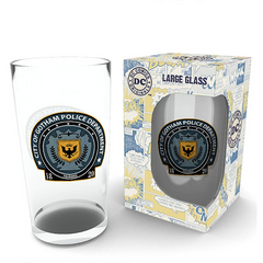 DC Comics Gotham Police Large Glass 16oz