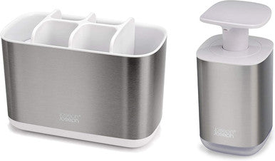 Joseph Joseph Bathroom Essentials 2-Piece Sink Accessories Set | 70551