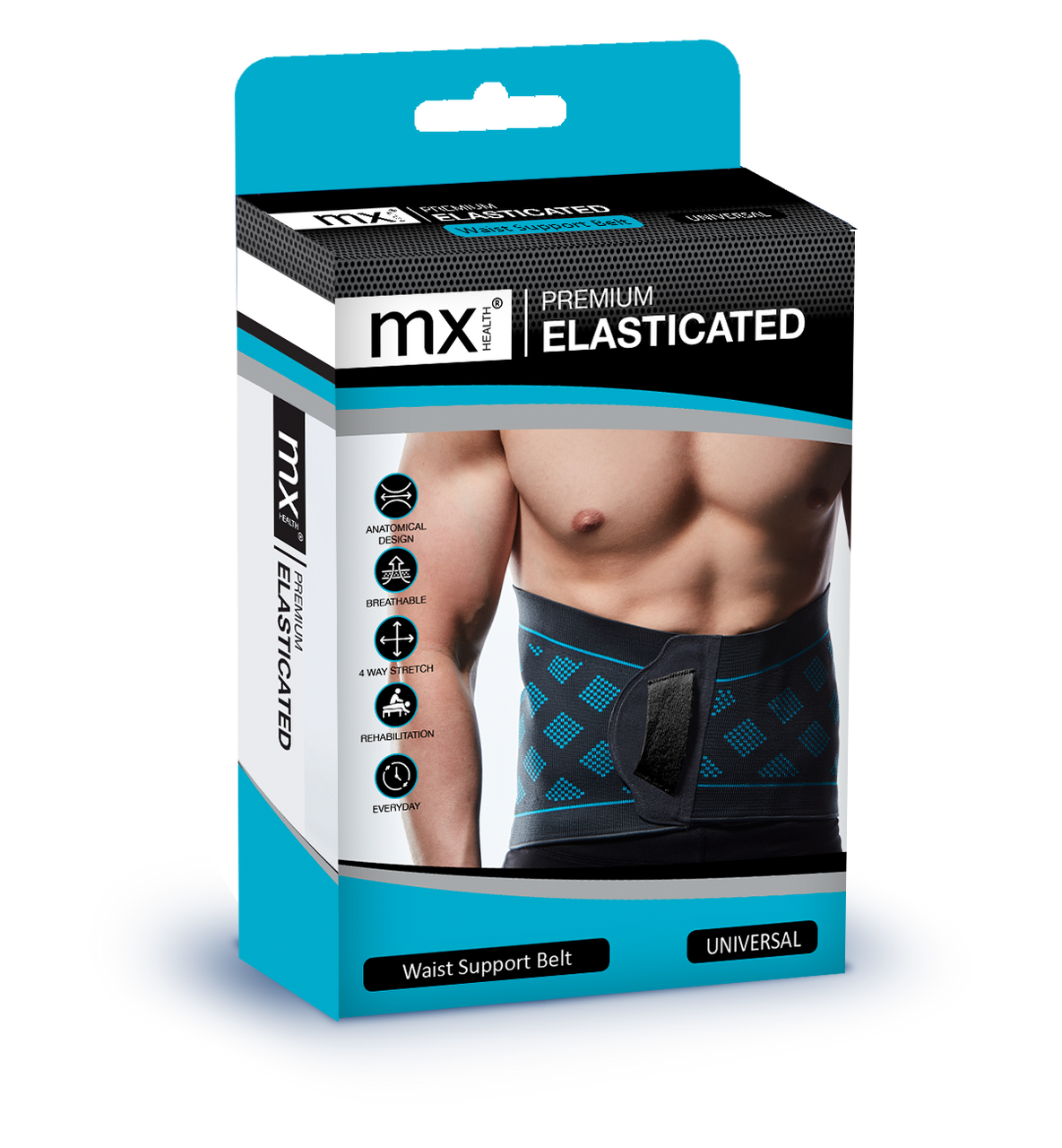 MX Premium Elasticated Waist Support - Universal | MX72611