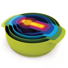 Joseph Joseph Nest 9 Plus Compact Food Preparation Bowls | 40031