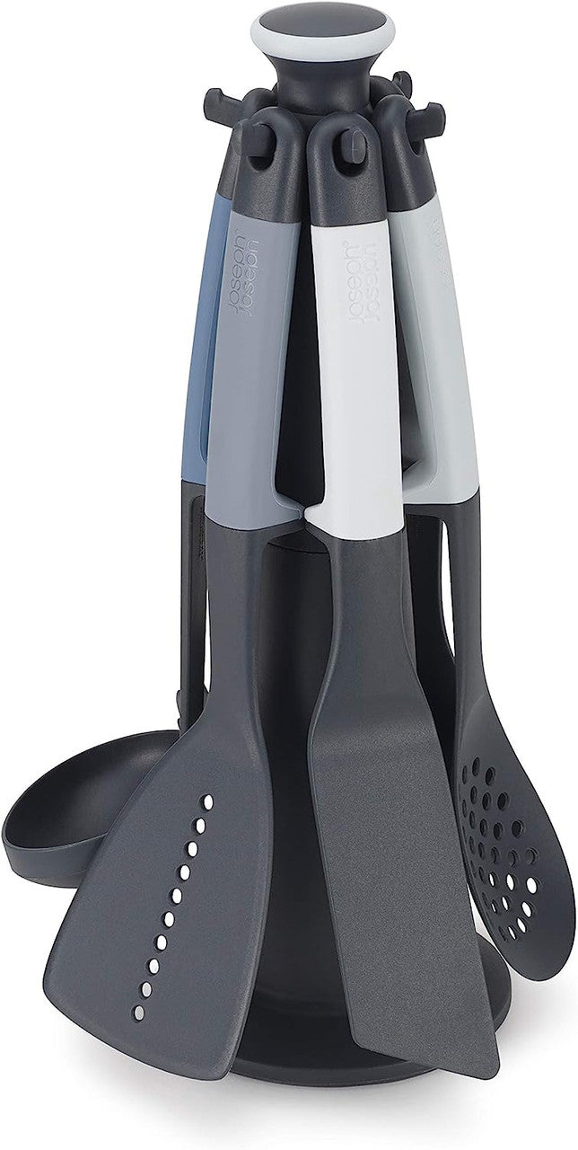 Joseph Joseph Elevate Carousel Nylon Kitchen Utensil Set with Rotating Storage Stand | 10525