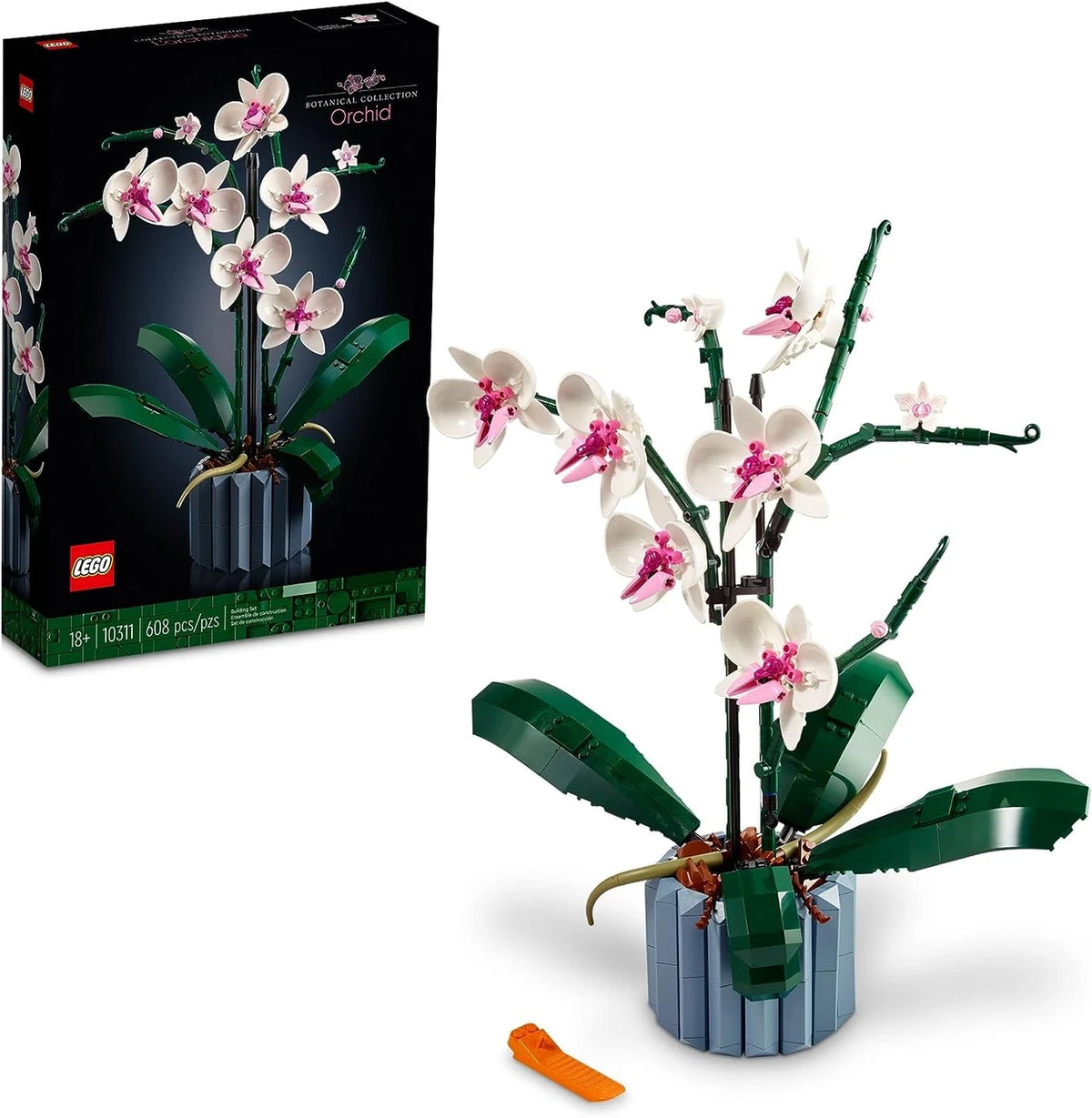 LEGO Icons Orchid Botanical Building Set 608 Pieces | 10311
