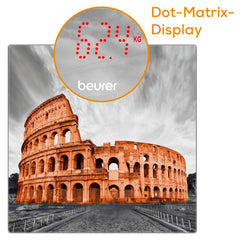 Beurer GS 215 Rome Glass Bathroom Scale | GS 215