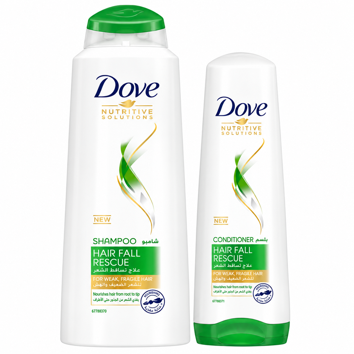 Dove Hair Fall Rescue Shampoo 600ml + Free Conditioner 350ml | 299924