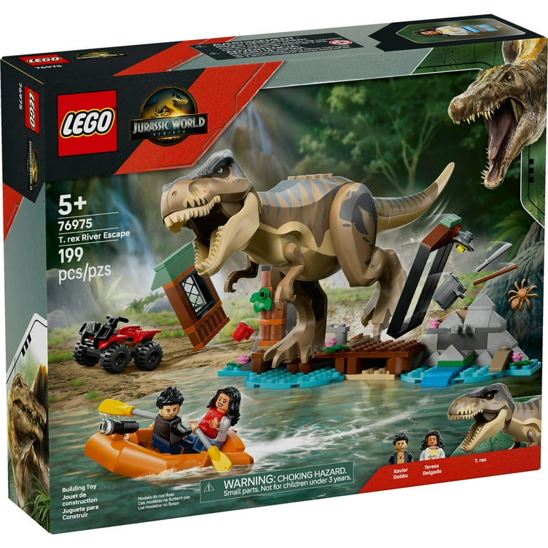 LEGO Jurassic World T. rex River Escape 199pcs