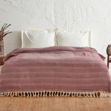 Karaca Home Levi Claret Red Double Bedspread [200x230cm] |  200.14.01.0132