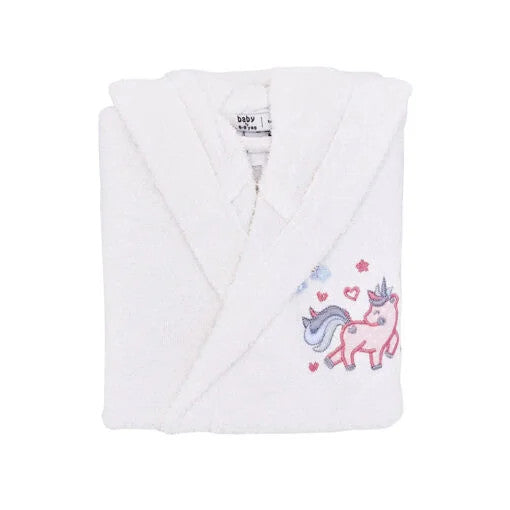 Karaca Home Digna 2-4 Years Baby Bathrobe Set – Off-White – 58cm – 100% Cotton |  200.16.01.0089