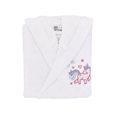 Karaca Home Digna 2-4 Years Baby Bathrobe Set – Off-White – 58cm – 100% Cotton |  200.16.01.0089