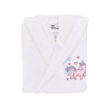 Karaca Home Digna 2-4 Years Baby Bathrobe Set – Off-White – 58cm – 100% Cotton |  200.16.01.0089