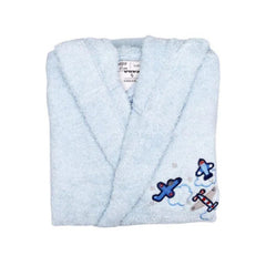 Karaca Home Airship Blue 4-6 Years Bathrobe – 100% Cotton |  200.16.01.0092