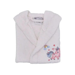 Karaca Home Digna Off-White 4-6 Years Bathrobe – 100% Cotton | 200.16.01.0093