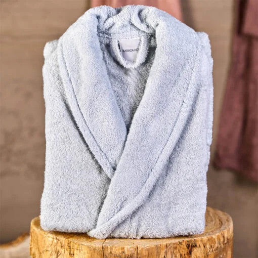 Karaca Home Charm Exclusive Blue Bathrobe L/XL – 100% Combed Cotton |  200.16.01.0163