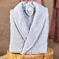 Karaca Home Charm Exclusive Blue Bathrobe L/XL – 100% Combed Cotton |  200.16.01.0163