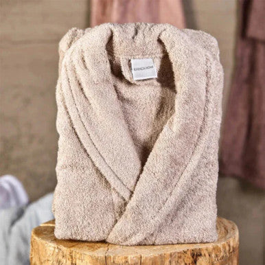 Karaca Home Charm Exclusive Beige Bathrobe L/XL – 100% Combed Cotton |  200.16.01.0164