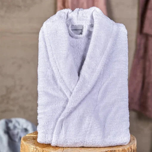 Karaca Home Charm Exclusive White Bathrobe L/XL – 100% Cotton | 200.16.01.0166