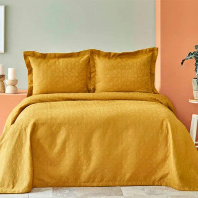 Karaca Home Back To Basic Mustard Single Bedspread | 200.18.01.0079