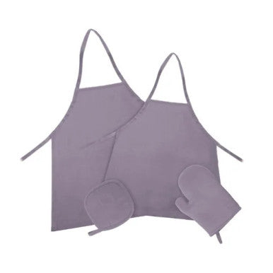 Karaca Home Pinny Grey 4Pcs Kitchen Apron Set |  200.18.01.0441