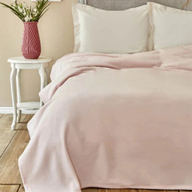 Karaca Home Blush Double Fleece Blanket [200x220cm] |  200.18.01.0606