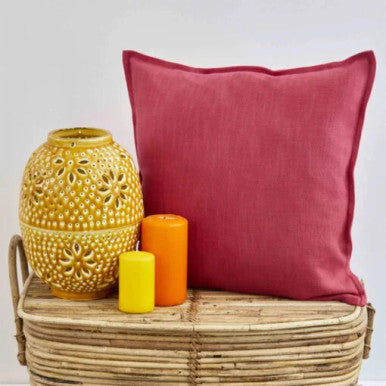 Karaca Home Mood Plain Coral Filled Cushion – [45x45cm] |  200.18.01.0681