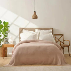 Karaca Home Back To Basic Single Knitted Blanket Dark Powder [170x220cm] |  200.18.01.0951