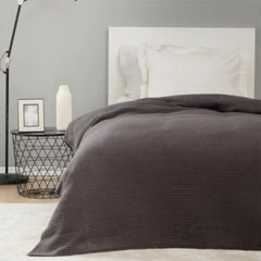 Karaca Home Back To Basic Anthracite Single Knitted Blanket [170x220cm ] |  200.18.01.0952