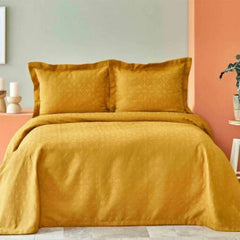 Karaca Home Back To Basic Light Mustard Double Bedspread | 200.18.01.0971