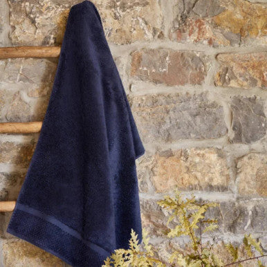 Karaca Home Wood-Land Cozy Bath Towels 80x150cm Navy Blue | 200.19.01.1020