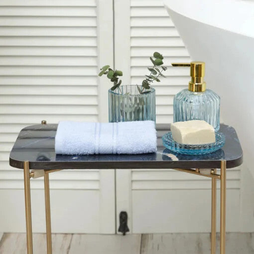 Karaca Home Daily Soft 100% Cotton Hand Towels 30x50cm Ice Blue |  200.20.01.0299